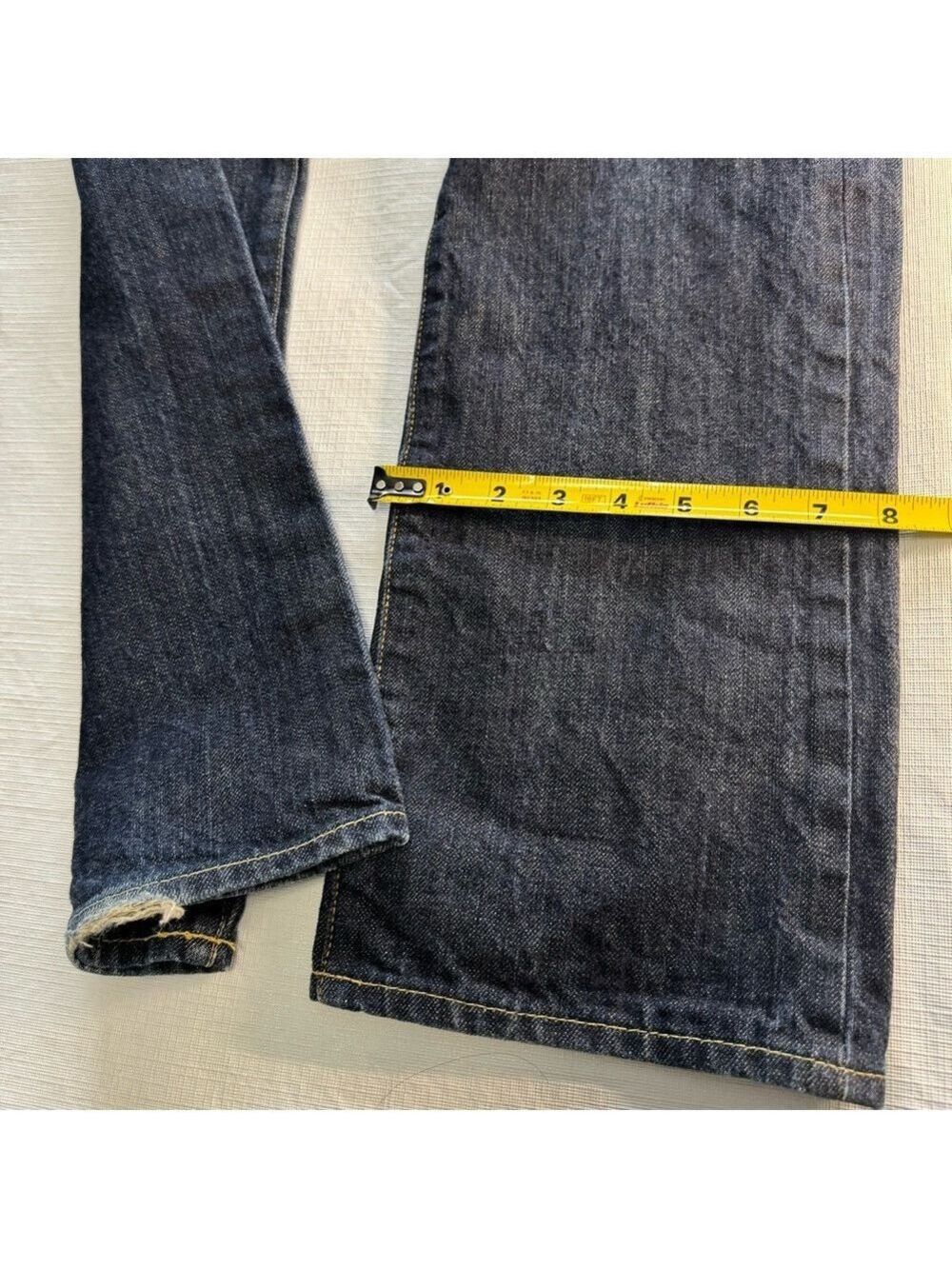 Edwin Japan Dark Blue Straight Fit Jeans 30 - Picture 9 of 11